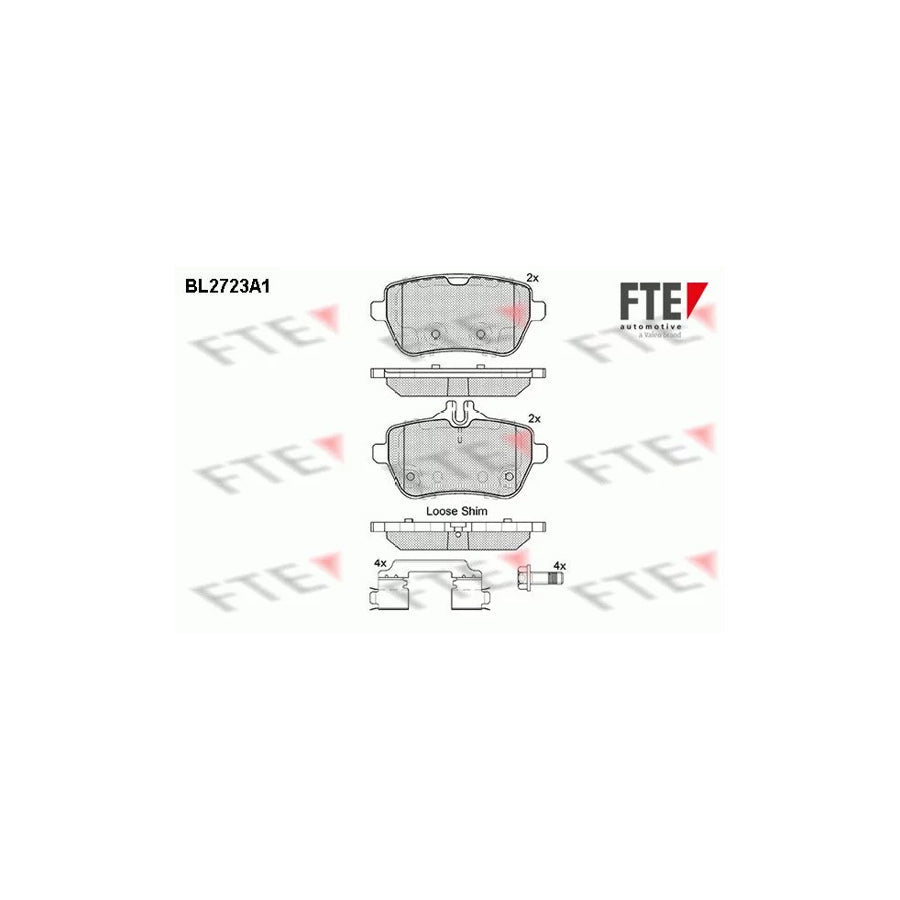FTE 9010948 Brake Pad Set