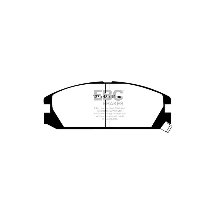 EBC PD11KF979 Honda Greenstuff Front Brake Pad & GD Disc Kit - Akebono Caliper (Inc. Accord & Accord Aerodeck) 2 | ML Performance UK Car Parts