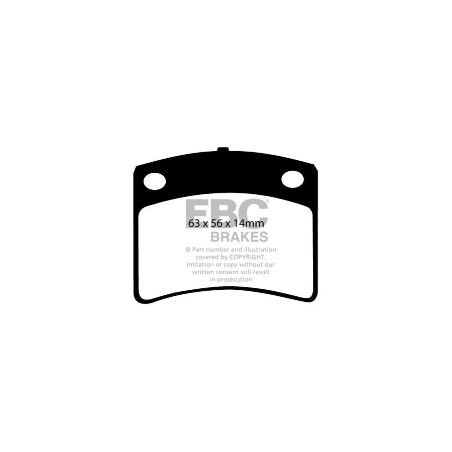 EBC DP367 Datsun Nissan Ultimax Rear Brake Pads (Inc. 280C & 300C) 2 | ML Performance UK Car Parts