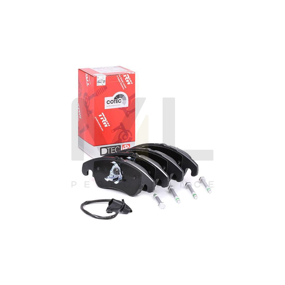 TRW Dtec Cotec Gdb1768Dte Brake Pad Set Incl. Wear Warning Contact, With Brake Caliper Screws, With Accessories