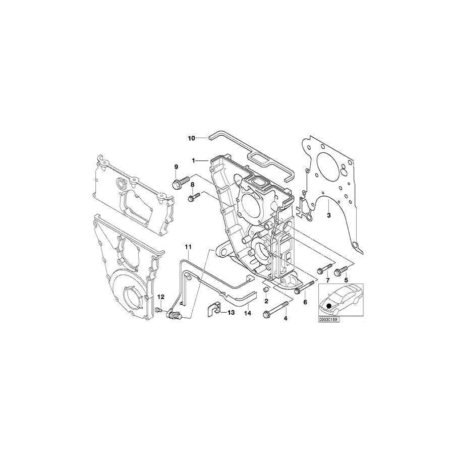 Genuine BMW 11141734363 E30 E36 Gasket Asbestos Free (Inc. 318i & 318is)