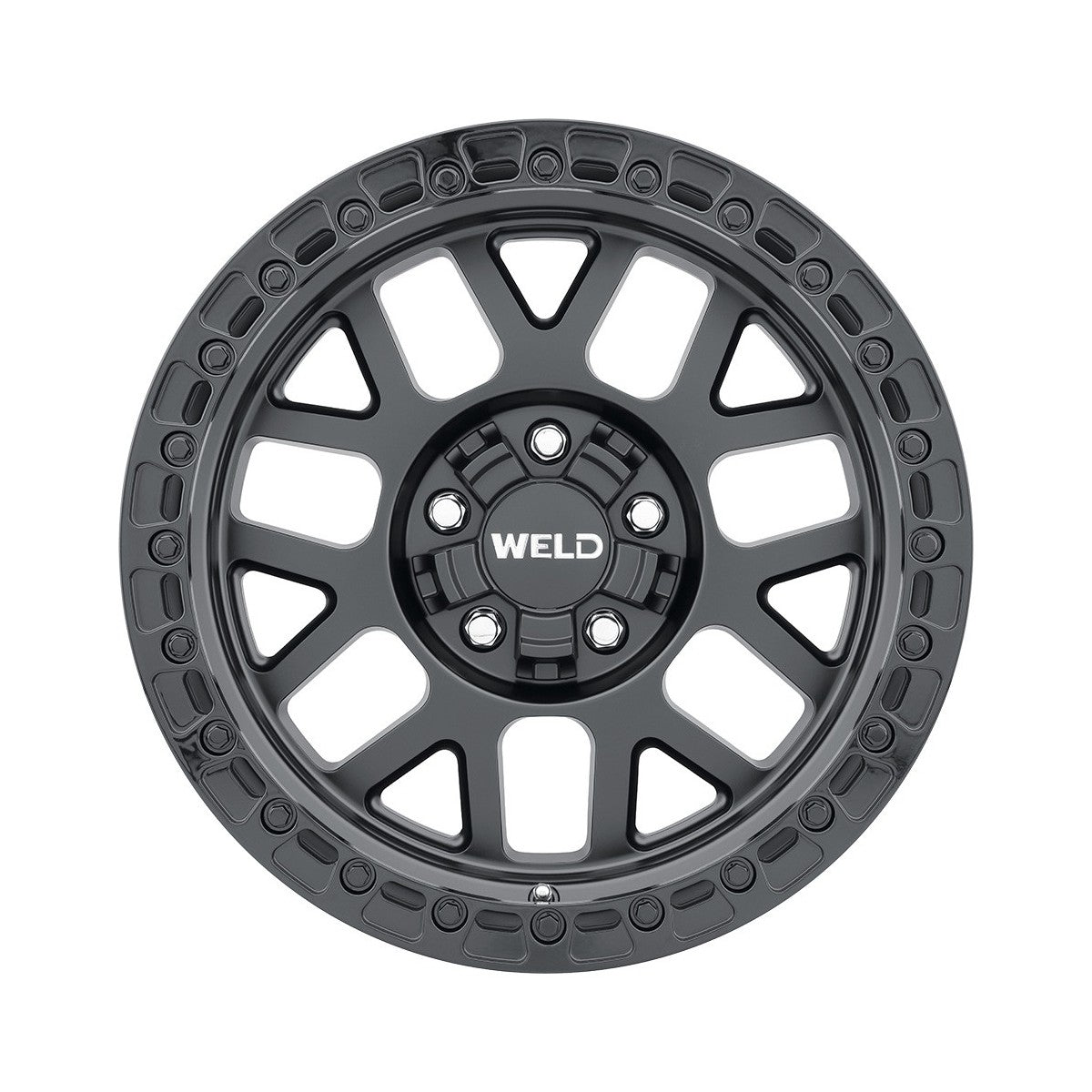 Weld W10479026500-P2 Cinch W104 Wheel 17x9 5x127 ET0 BS5 Satin Black - Gloss Black