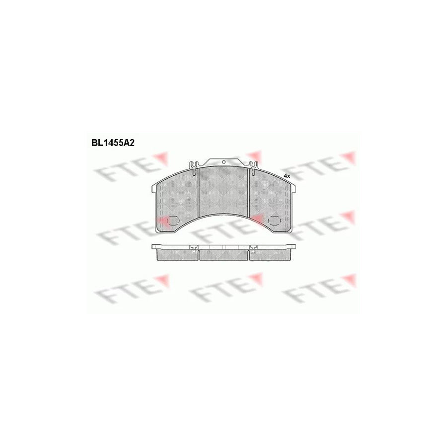 FTE Bl1455A2 Brake Pad Set