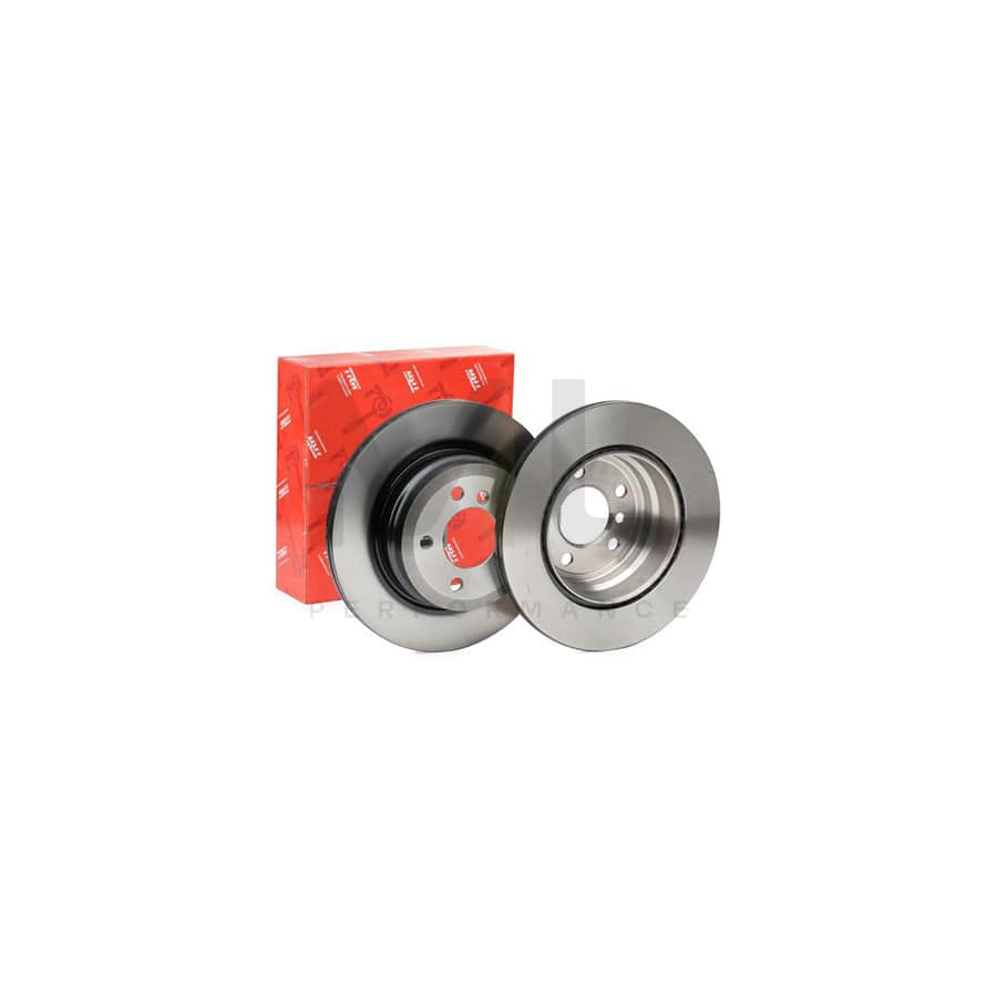 TRW DF4854S Brake Disc Vented, Painted, High-carbon  - 1 piece
