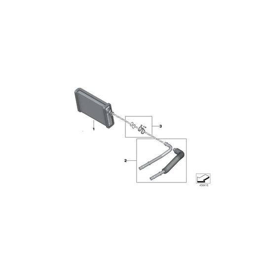 Genuine BMW 64119361713 G11 G32 G12 Set Pipe (Inc. Cullinan Black Badge, 518d & 840dX)