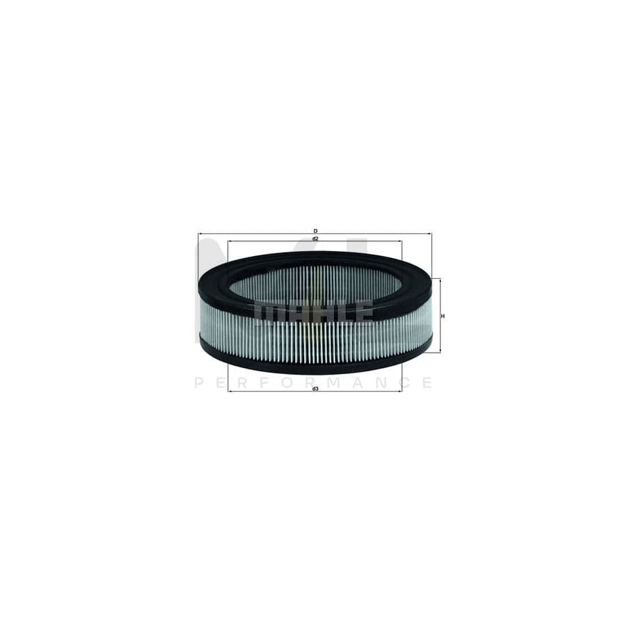 MAHLE ORIGINAL LX 167 Air Filter Filter Insert | ML Performance Car Parts