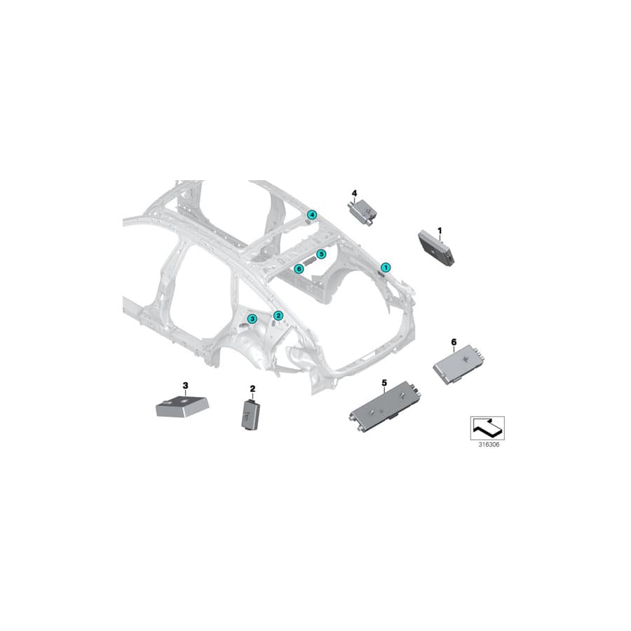 Genuine BMW 65209231442 F22 F34 F32 Suppression Filter (Inc. 230iX, 320i & 328i)