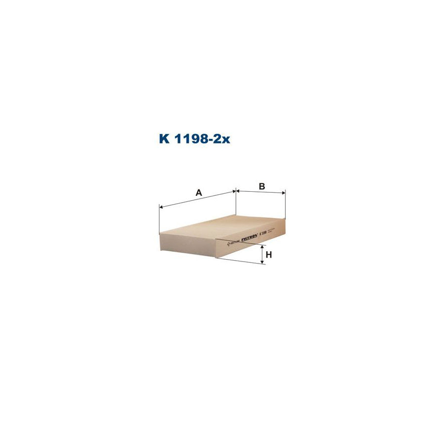 Filtron K 1198-2X Pollen Filter