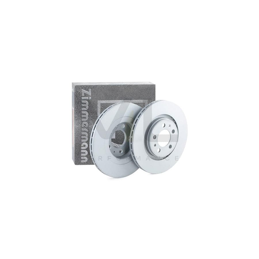 ZIMMERMANN COAT Z 100.1234.20 Brake Disc Externally Vented, Coated, High-carbon  - 1 piece