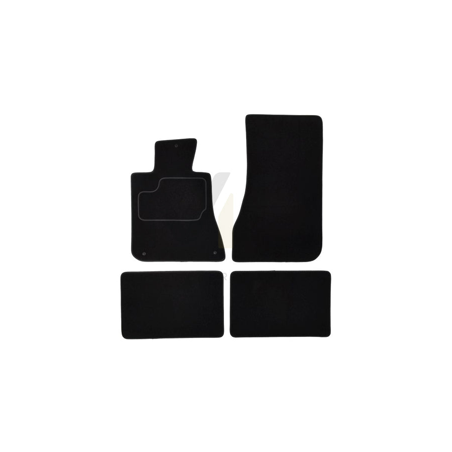 MAMMOOTH A041 BM135 PRM 01 Floor mat set for BMW 5 Saloon (E28) Textile, Front and Rear, Quantity: 4, Black