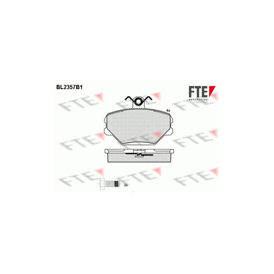 FTE Bl2357B1 Brake Pad Set