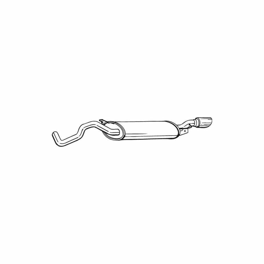 Bosal 281-505 Rear Silencer for Audi Tt