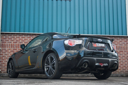 Scorpion SSU010 Subaru Resonated Secondary Cat-Back System (GT86/GR86/Scion FR-S/BRZ) | ML Performance UK UK