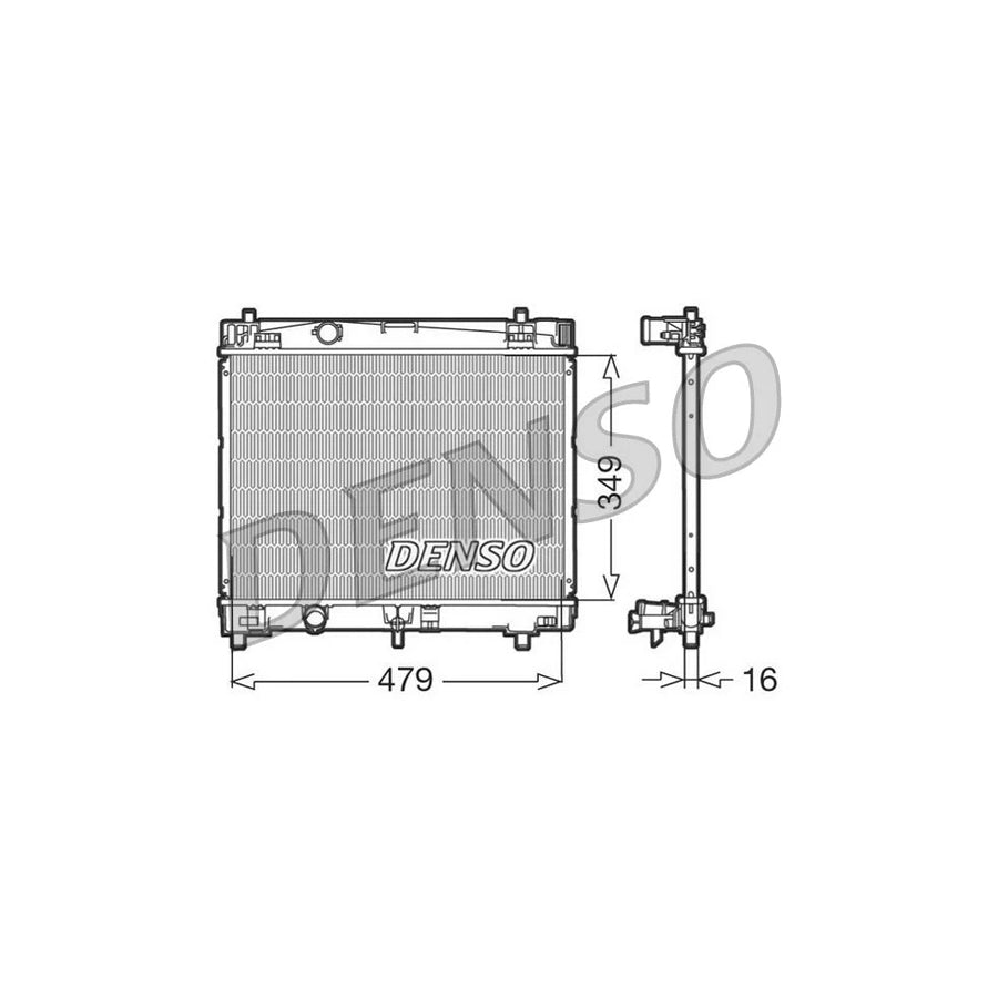 DENSO DRM50003 Engine Radiator