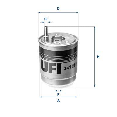 UFI 24.129.00 Fuel Filter For Hyundai I30