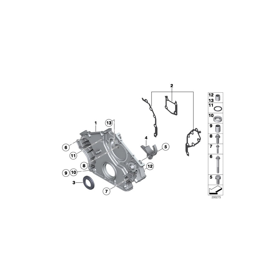 Genuine BMW 11147563933 F03 F02 F01 Shim (Inc. 760i, Ghost & Dawn)