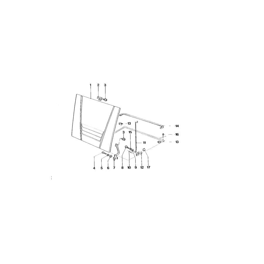 Genuine BMW 41612165013 E26 Support (Inc. M1)