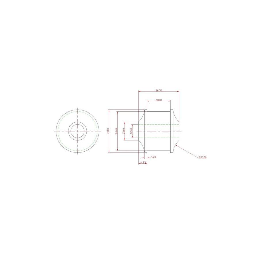 SuperPro SPF5342K Mitsubishi 380 Rear Trailing Arm Front Bush Kit