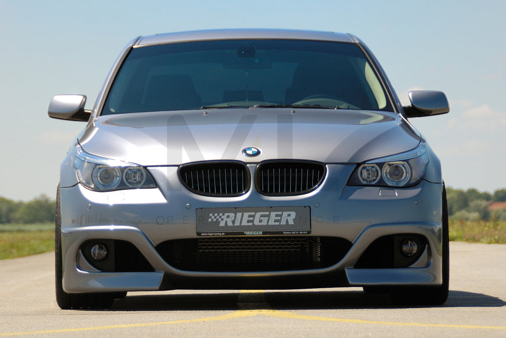 Rieger 00053616 BMW 5 Series E60 E61 Front Bumper 3 | ML Performance UK Car Parts