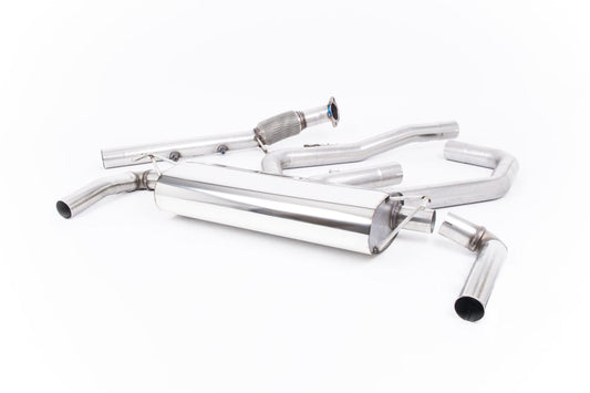 MillTek SSXHY152 Hyundai i30 Cat-Back with GPF Delete Pipe - with Carbon JET-115 Trims