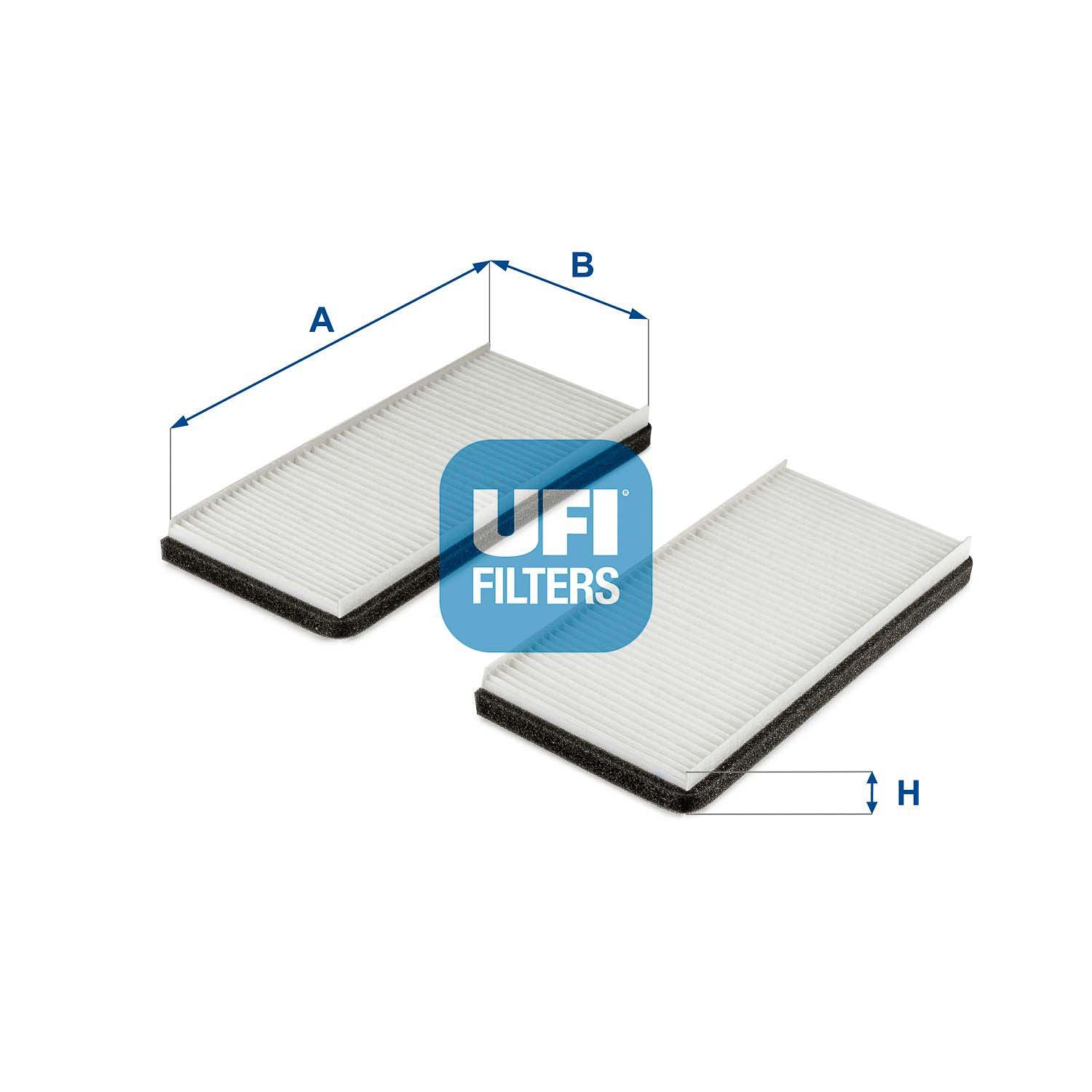 UFI 53.310.00 Pollen Filter For Mazda Mpv Ii (Lw)