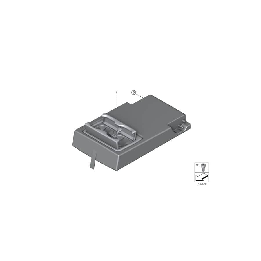 Genuine BMW 52208093334 F48 F39 Center Armrest In Alcantara ANTHRAZIT (Inc. X1 25dX, X2 16d & X1 20dX)