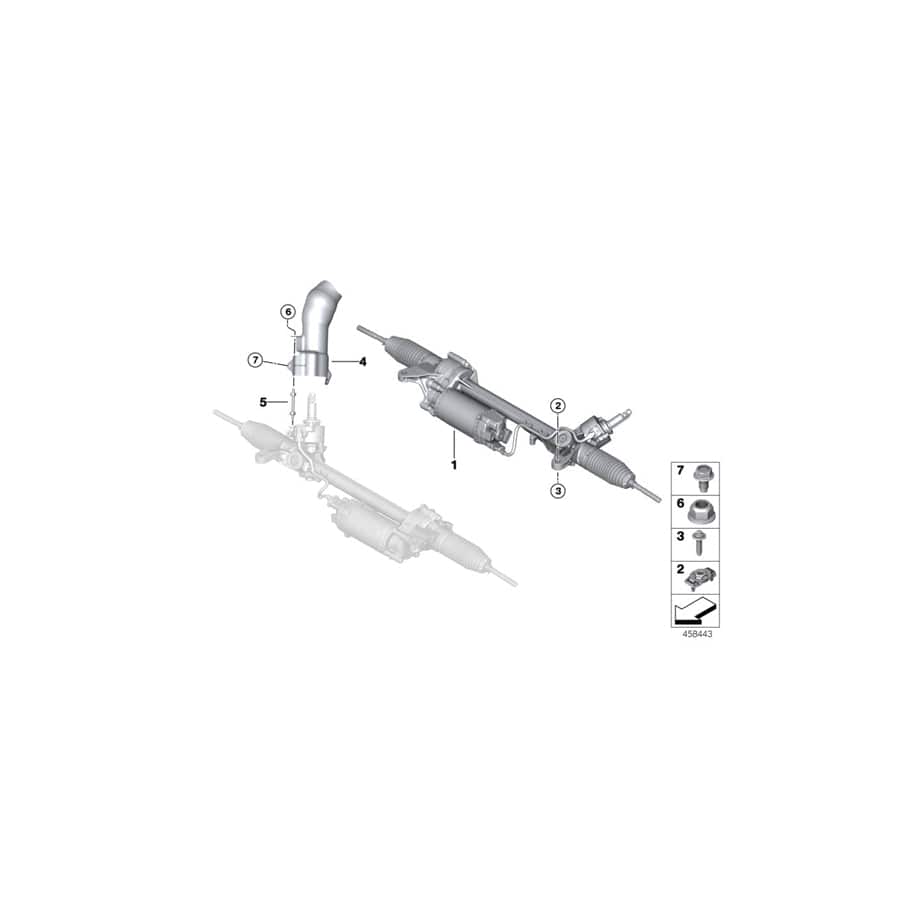 Genuine BMW 32106892994 G11 G32 G12 Steering Gear, Electric (Inc. 730d, 730i & 750i)