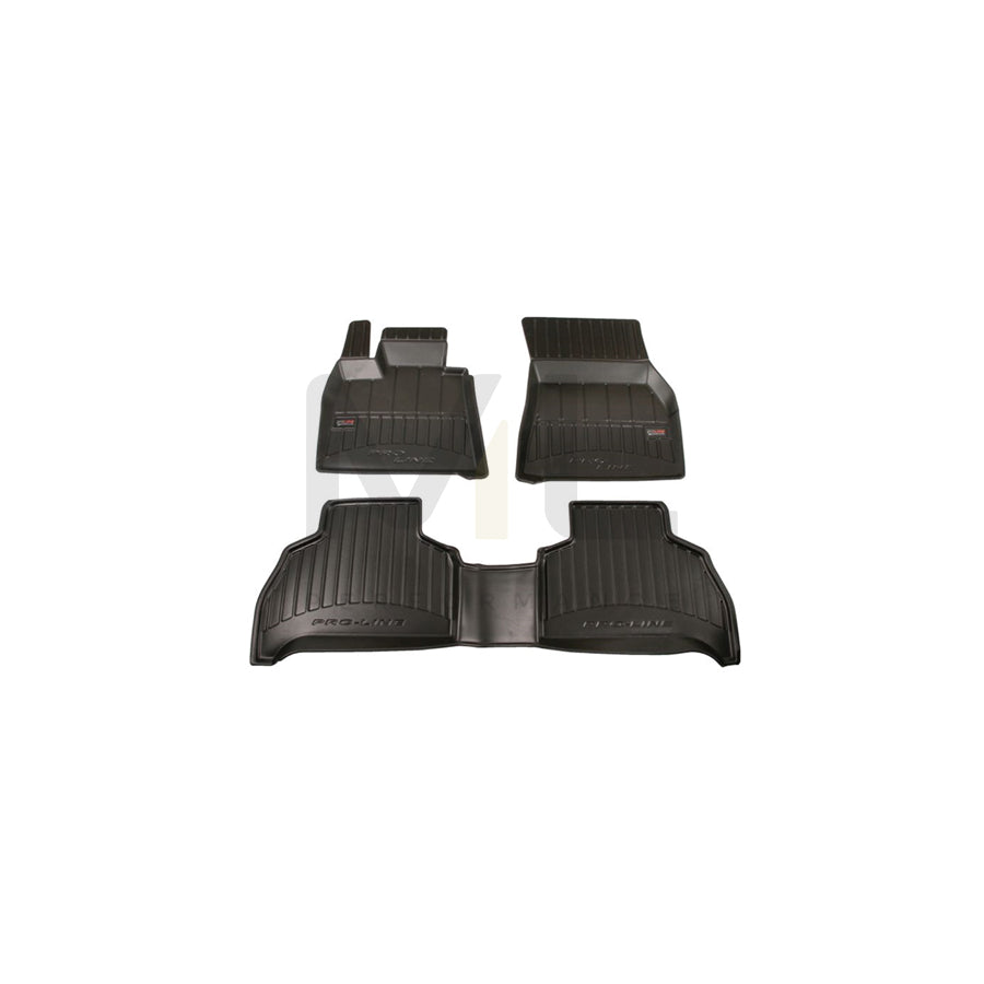 FROGUM 3D407923 Floor mat set for BMW X5 (G05) Elastomer, Front and Rear, Quantity: 4, Black