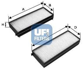 UFI 53.121.00 Pollen Filter