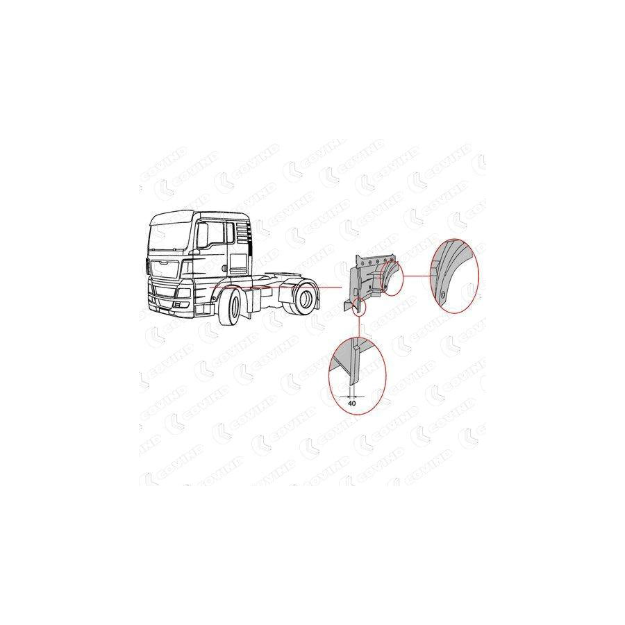 Covind Tgx/205 Rocker Panel