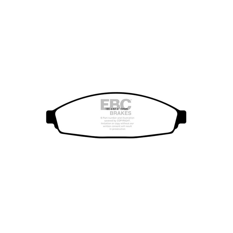 EBC PD11KF643 Lincoln Town Car Greenstuff Front Brake Pad & GD Disc Kit 2 | ML Performance UK Car Parts