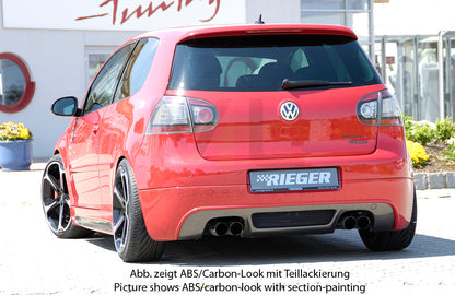 Rieger 00059408 VW Mk5 Golf Rear Diffuser 4 | ML Performance UK Car Parts