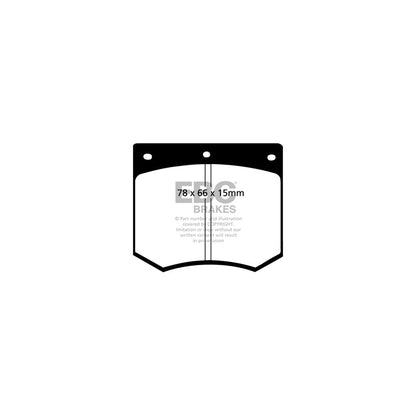 EBC PD01KF1176 Panther Kallista Greenstuff Front Brake Pad & Plain Disc Kit  2 | ML Performance UK Car Parts