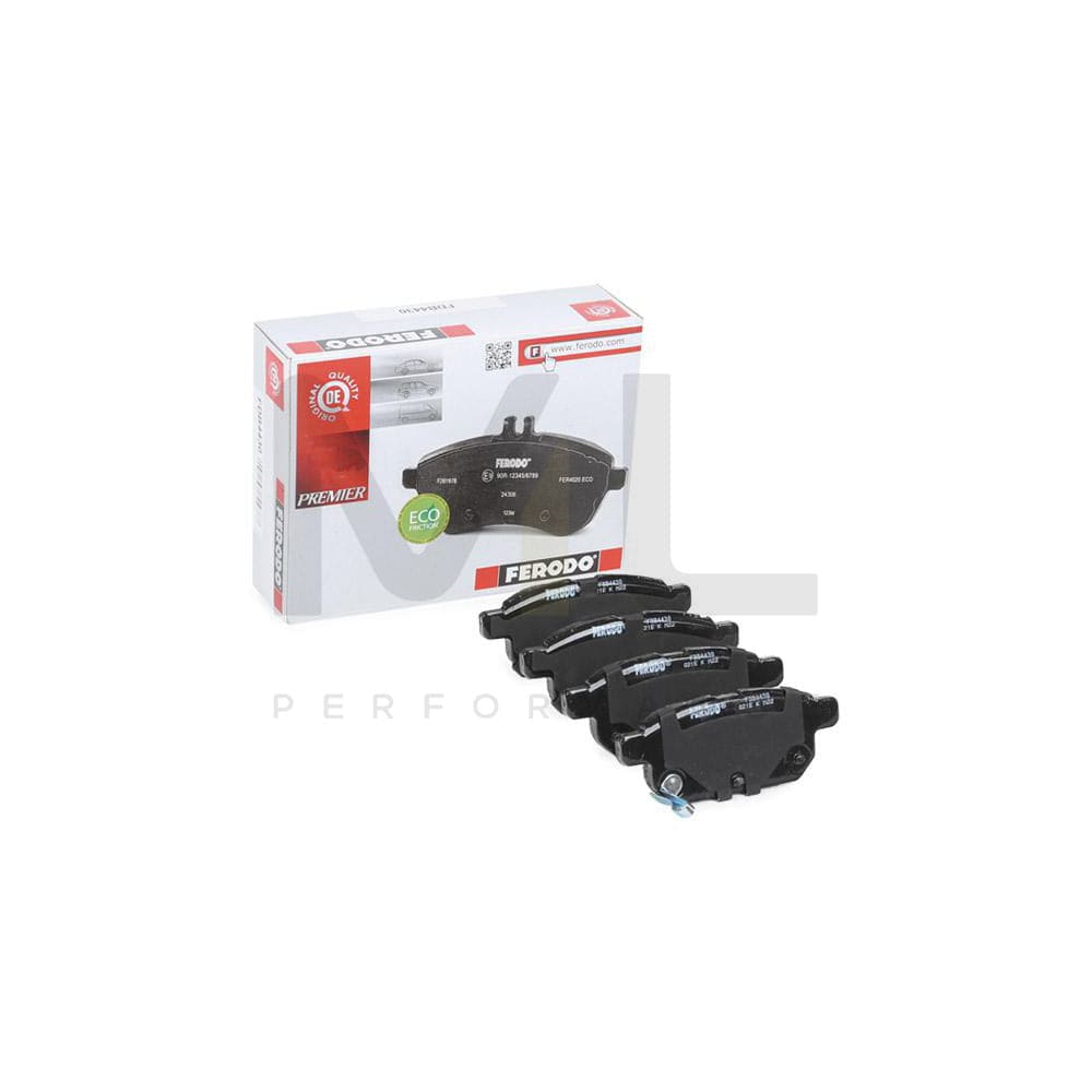 Ferodo Premier Eco Friction FDB4430 Brake Pad Set With Acoustic Wear Warning, Without Accessories