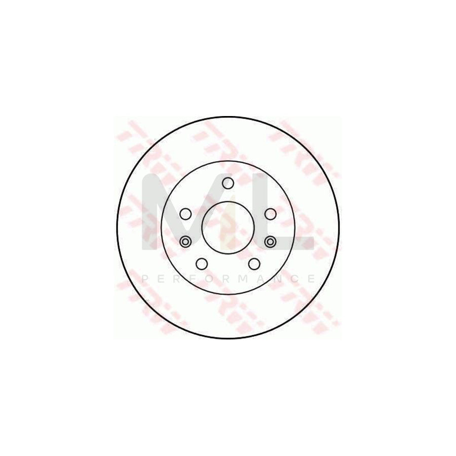 TRW DF1515 Brake Disc for VW TRANSPORTER Solid  - 1 piece