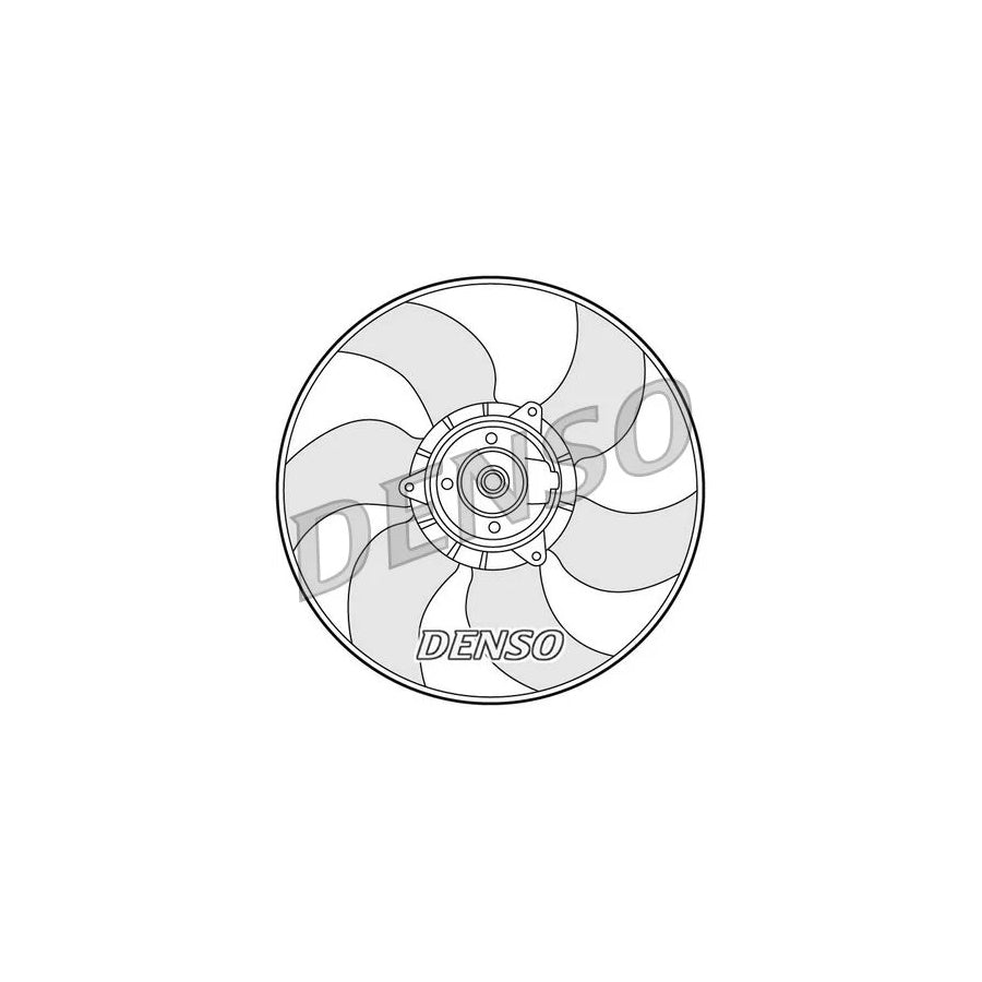 DENSO DER23001 Fan, Radiator for Renault Megane