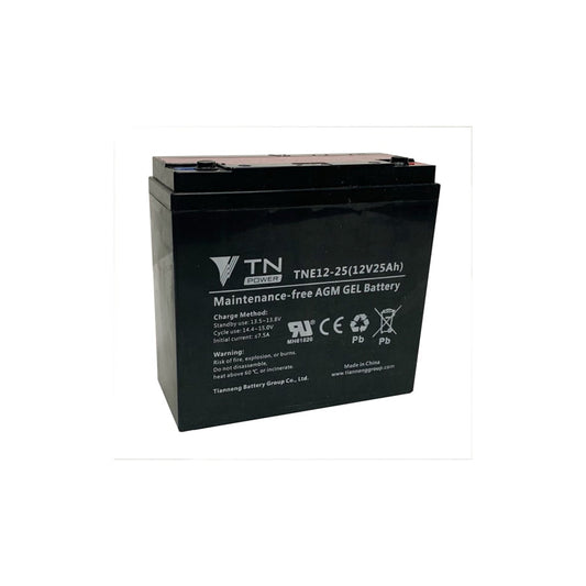 TN Power AGM TNE12-25 Deep Cycle Battery - TNE12-25