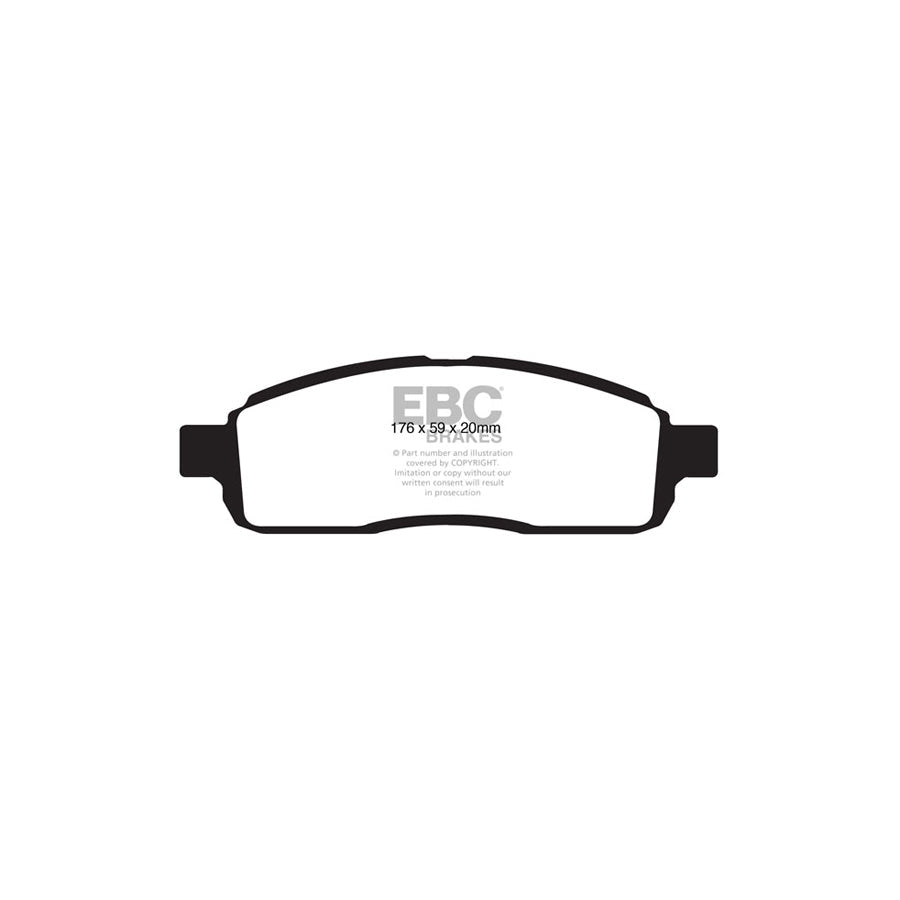 EBC DP41843R Ford F-150 Yellowstuff Front Brake Pads 2 | ML Performance UK Car Parts