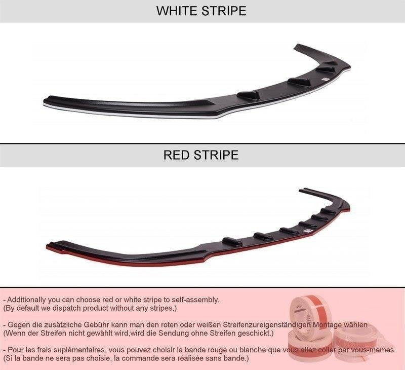 Maxton Design BMW Series 1 E81 / E87 (Standard Facelift Model) Front Splitter