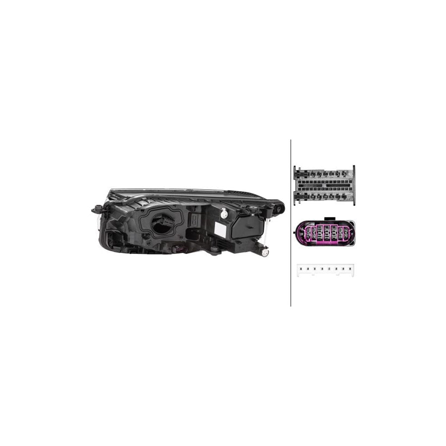 Hella 1LX 013 143-241 Headlight For VW Touareg III (CR7)
