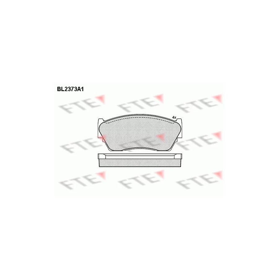 FTE Bl2373A1 Brake Pad Set
