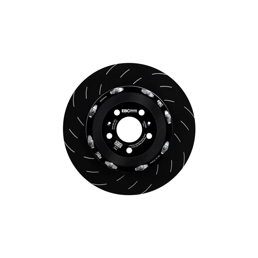EBC SG2F008 Audi RS4 Racing 2 Piece Floating SG Grooved Discs Front (Complete Assembly) - TRW Caliper 2 | ML Performance UK Car Parts