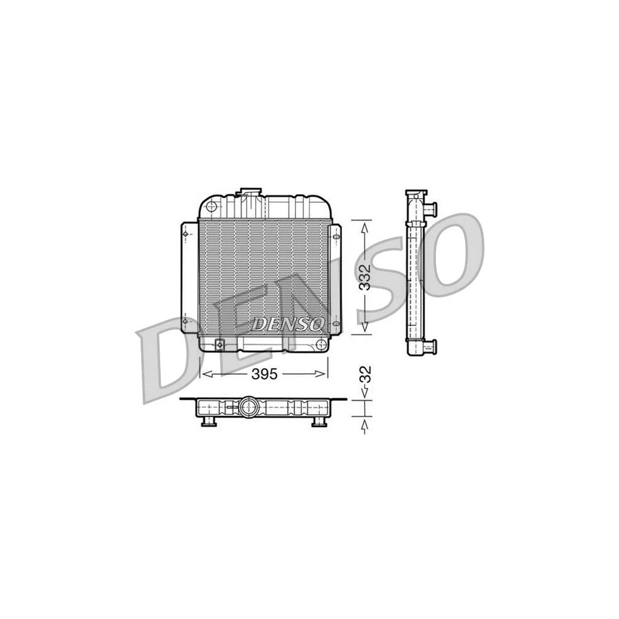 DENSO DRM05001 Engine Radiator for BMW 02