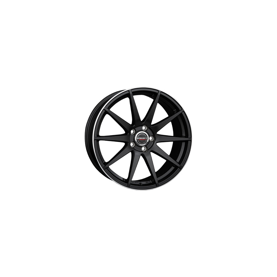 Borbet GTX 8.5x20 ET24 GTX 852024112566,5BRPM Matt Black Rim Polished Wheel