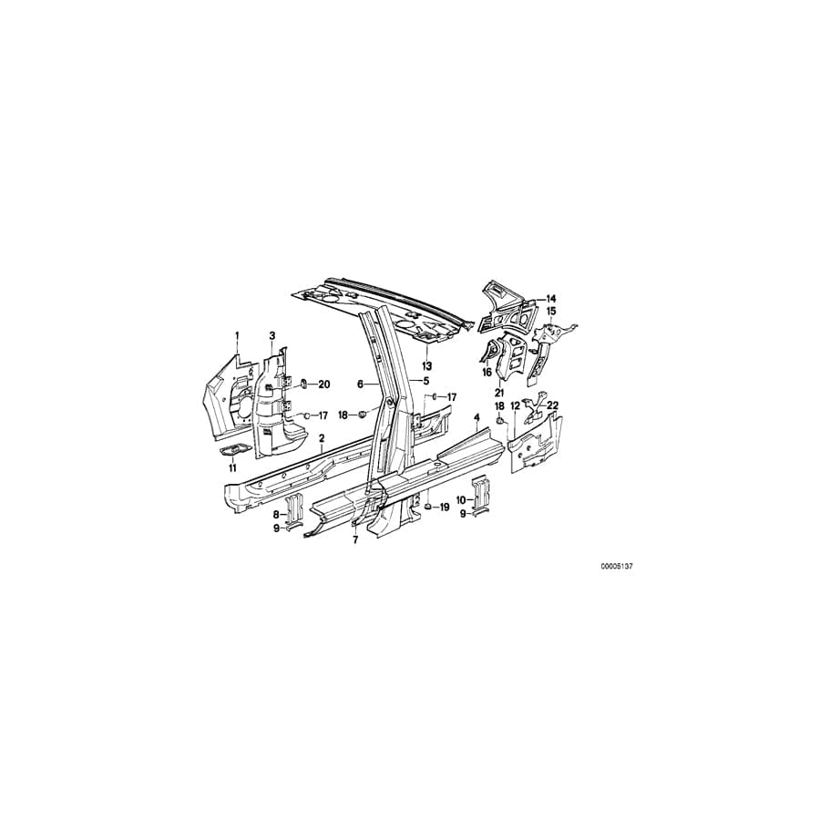 Genuine BMW 51711911996 E30 Blind Plug 33X42,5 (Inc. 320i, 324td & 316)