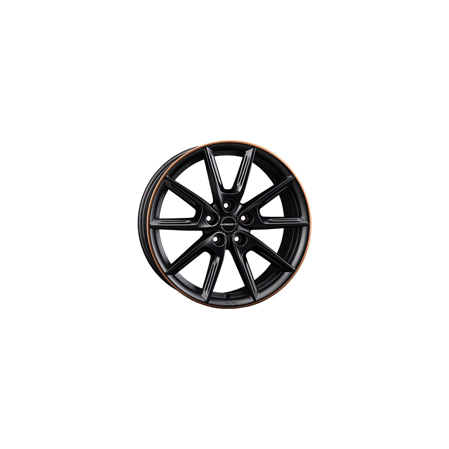 Borbet LX18 8x18 ET44 LX18 80844112557,1BMRC Black Matt Rim Copper Wheel