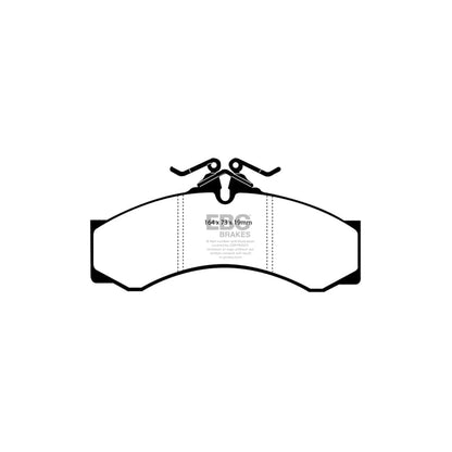 EBC PD03KF1264 Mercedes-Benz VW Yellowstuff Front Brake Pad & Plain Disc Kit - Perrot Caliper 2 | ML Performance UK Car Parts