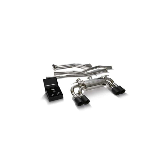 Armytrix BMF87C-QS38M Valvetronic Exhaust System BMW M2 Competition F87 2019-2021 with Quad Matte Black 4"