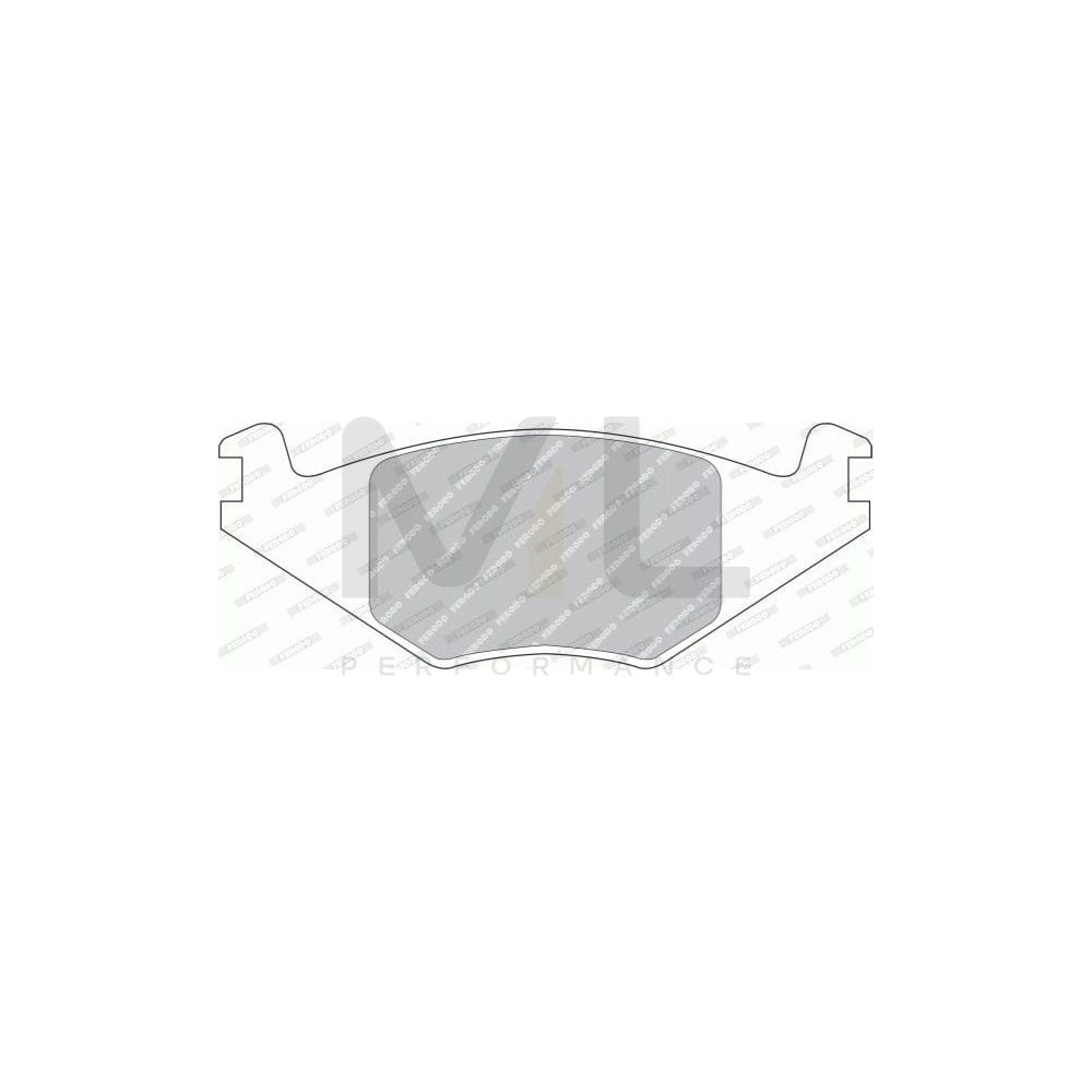 Ferodo Premier FDB385G Brake Pad Set Not Prepared for Wear Indicator