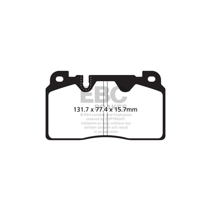 EBC ED92168 ED Plus Extra Duty Brake Pads 2 | ML Performance UK Car Parts